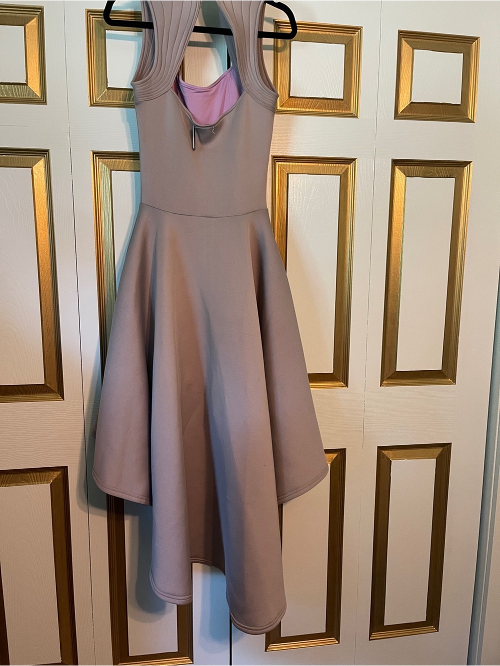 Elhoffer Design Galactic Commander High-Low Dress with Pockets lilac lining - Picture 3 of 4